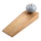 Light Grey Round Ceramic Wooden Door Stopper